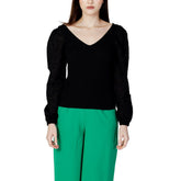 Only Black Cotton Sweatshirt